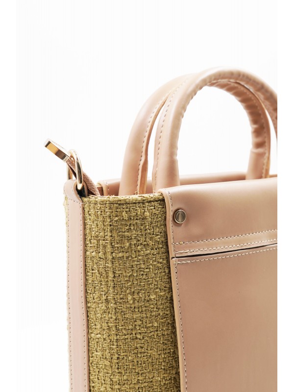 Valentina Özel Seri Vizon Ekose Detay Kadın Omuz Çantası