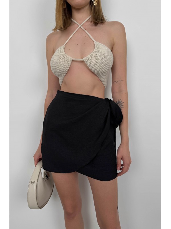 Göğüs Dekolteli Dokulu Bra 24S54027-Taş