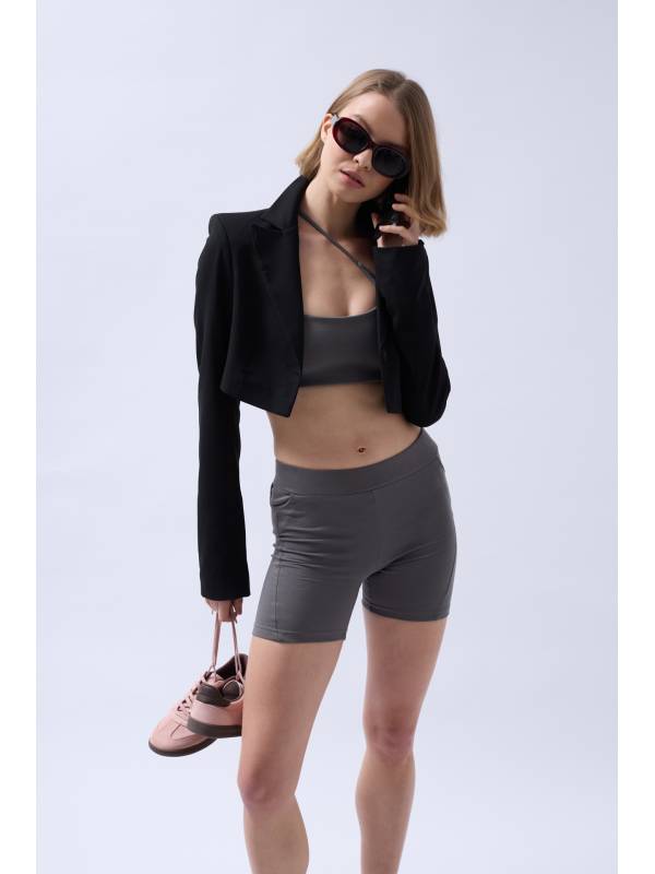 Çapraz Askı Bra 52254001-Gri