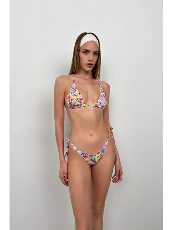 Baskılı Bikini Takım 8524-Pembe