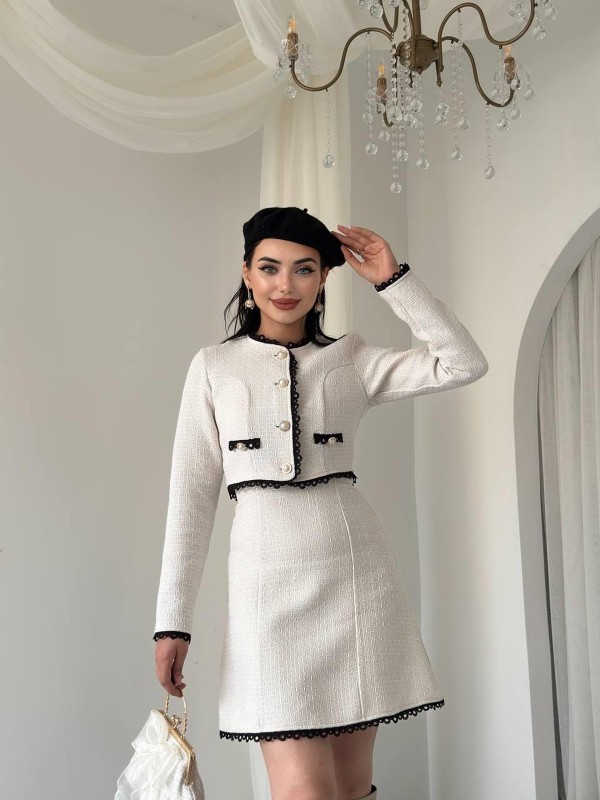 Pra İkili Takım ETK-00760-beyaz