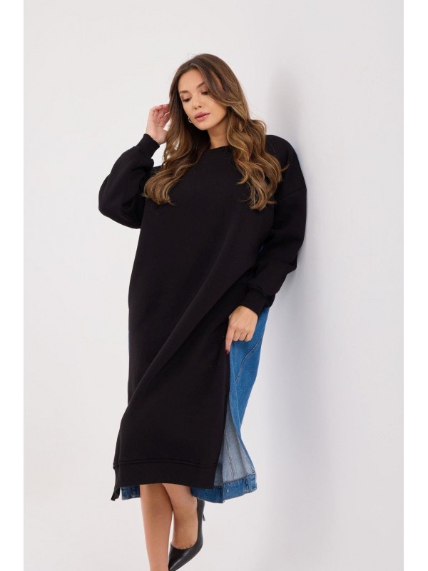 7194 UZUN SWEAT-SİYAH