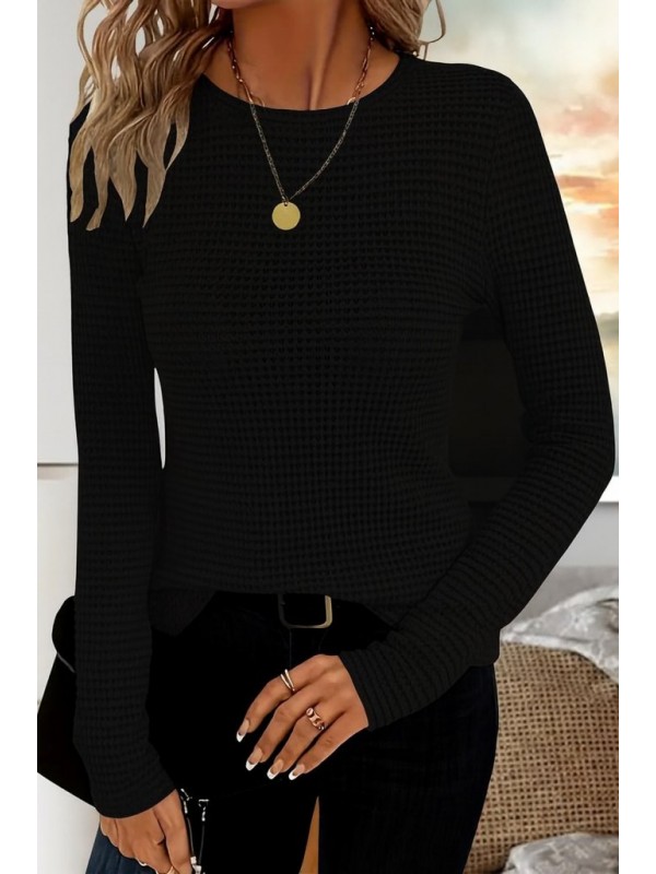 Kadın Uzun Kollu Bisiklet Yaka Triko Kazak , 27757