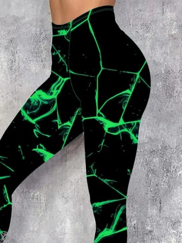 Kadın Yüksek Bel Renk Detaylı Dalgıç Tayt , 29026