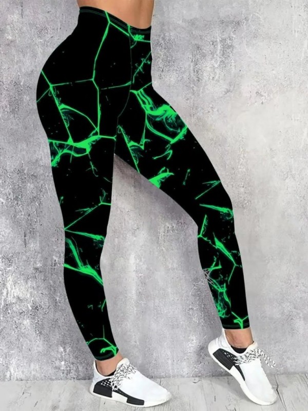 Kadın Yüksek Bel Renk Detaylı Dalgıç Tayt , 29026