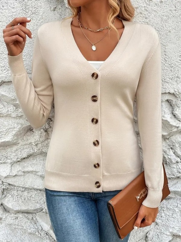 Kasın Uzun Kollu önü Düğmeli Kısa Hırka, 28965