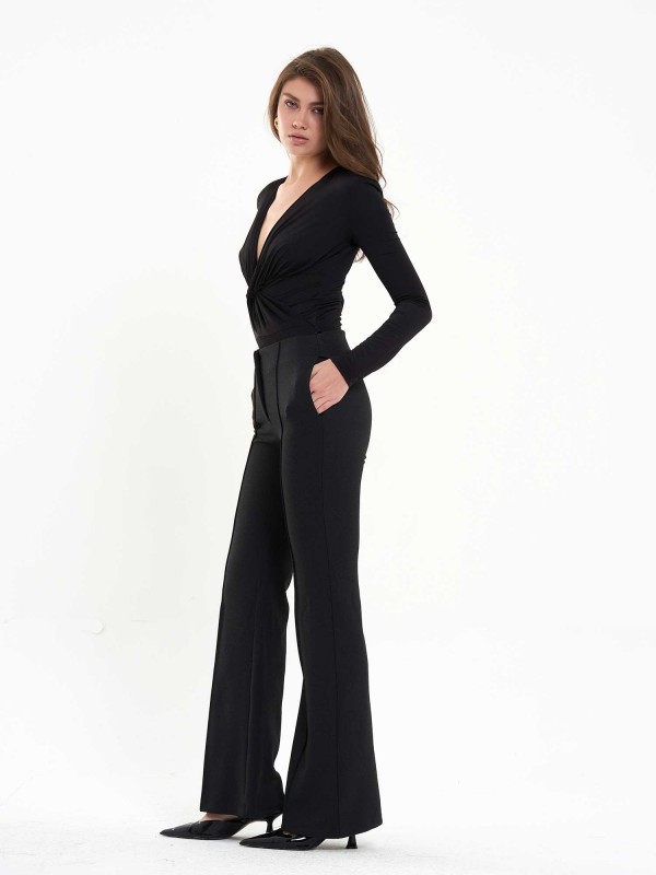 031596 Nervürlü Pantolon