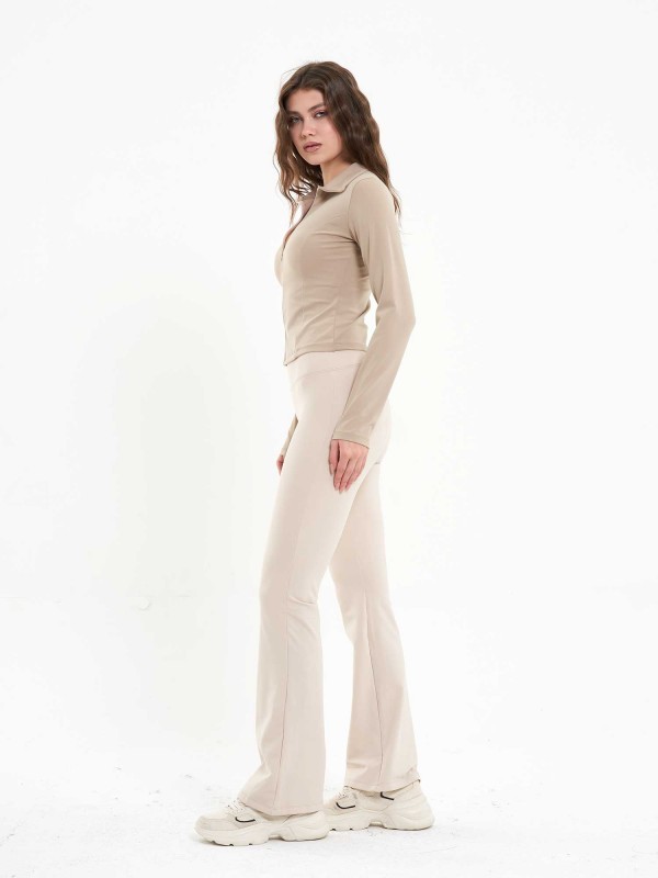 071793 Cupra Modal Polo Yaka Bluz