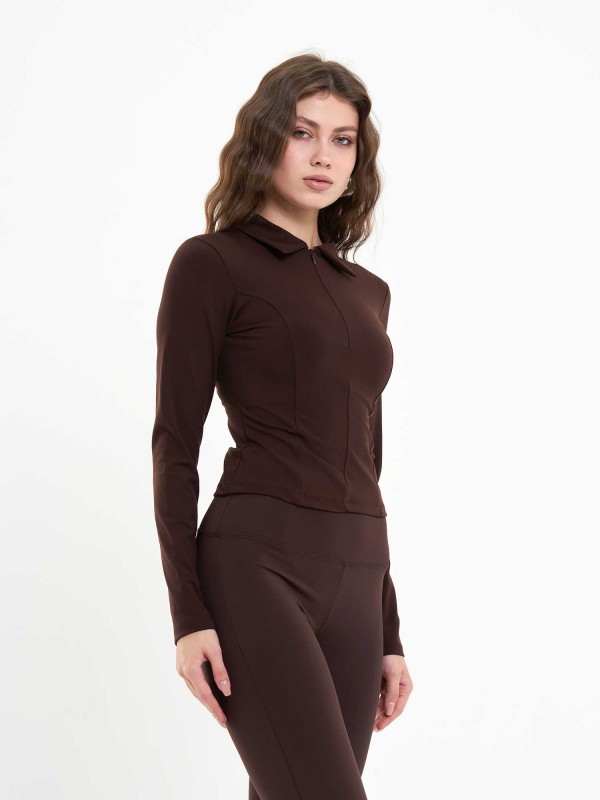 071793 Cupra Modal Polo Yaka Bluz