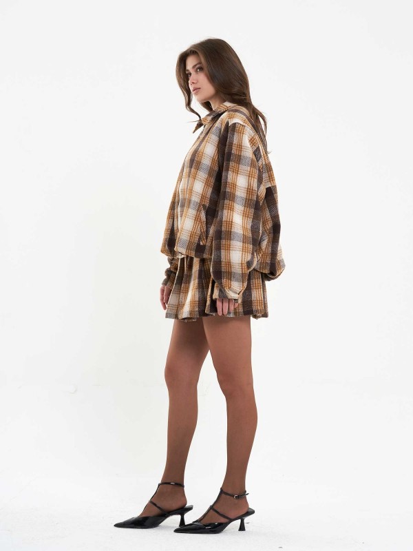 160851 Ekose Bomber Ceket