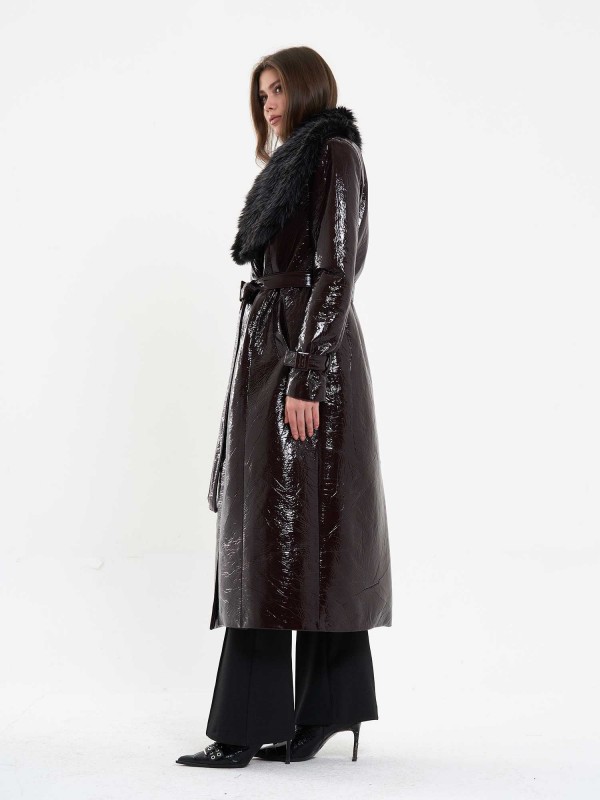 170505 Kürklü Pu Deri Kaban