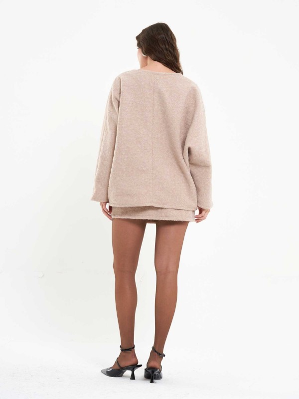 220595 Önü Bağlamalı Etek Takım