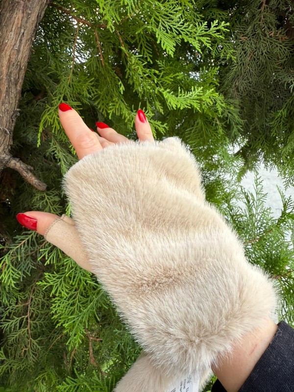 16032 Vizon Peluş Eldiven