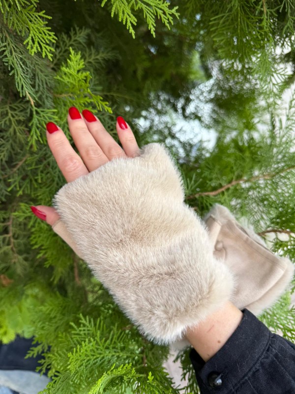 16032 Vizon Peluş Eldiven