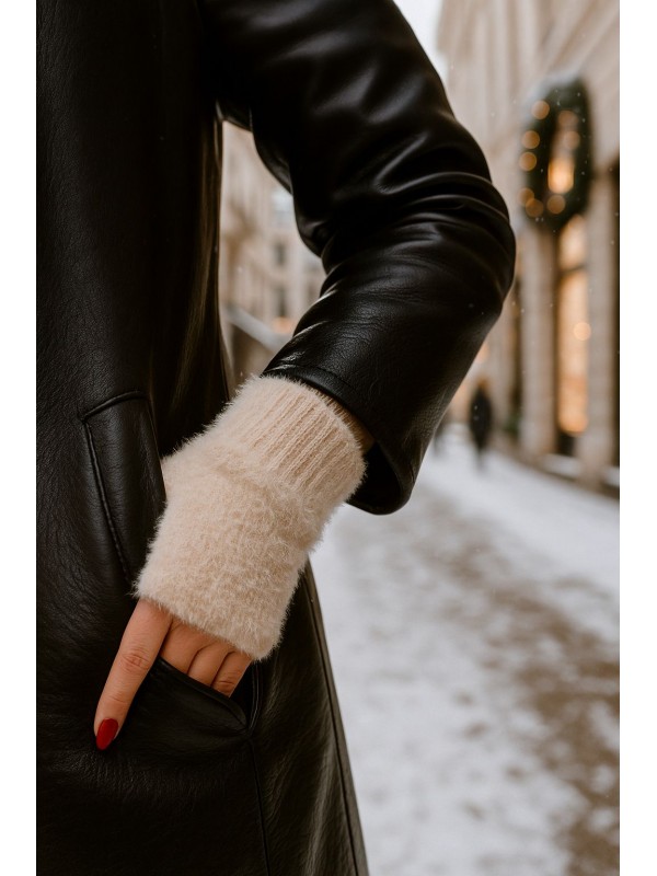 16027-1 Peluş Vizon Eldiven