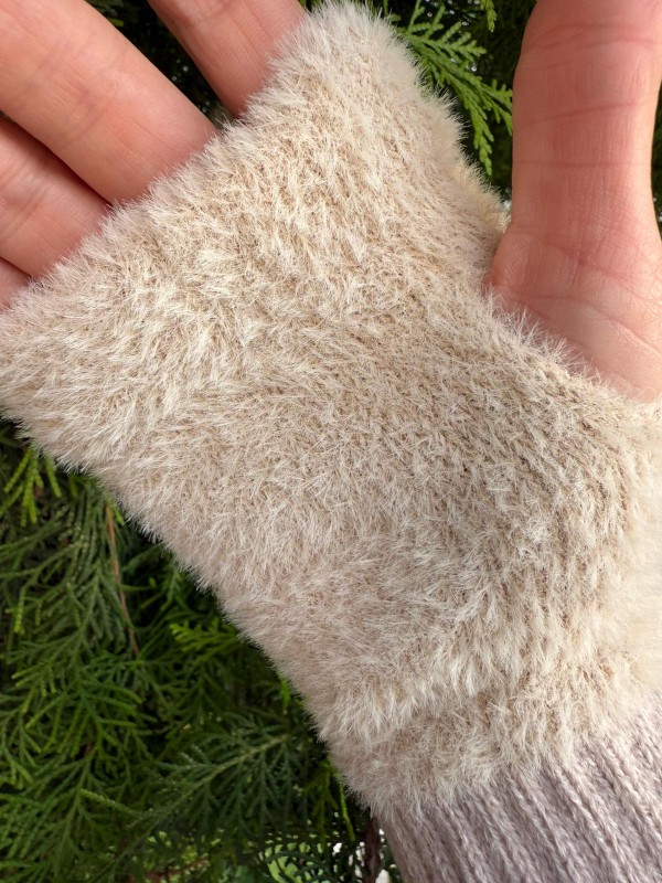 16027-1 Peluş Vizon Eldiven