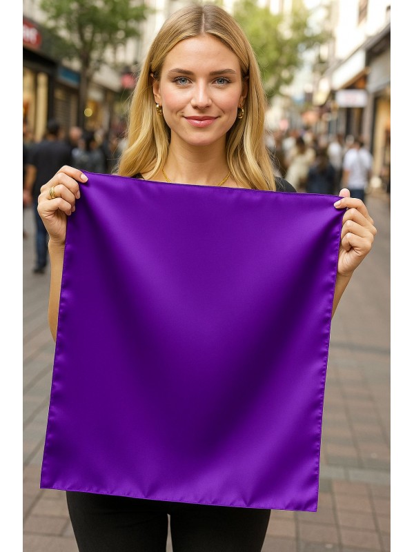 13731 Mor Saten Fular