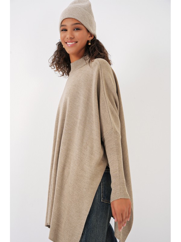 15783 Yırtmaçlı Panço Kazak - A.Bej